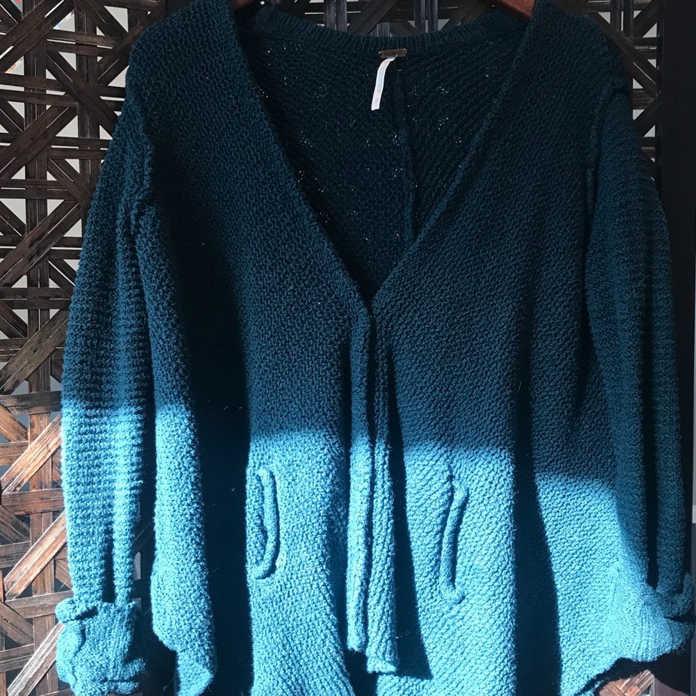 Free People Shark Hem Sweater
